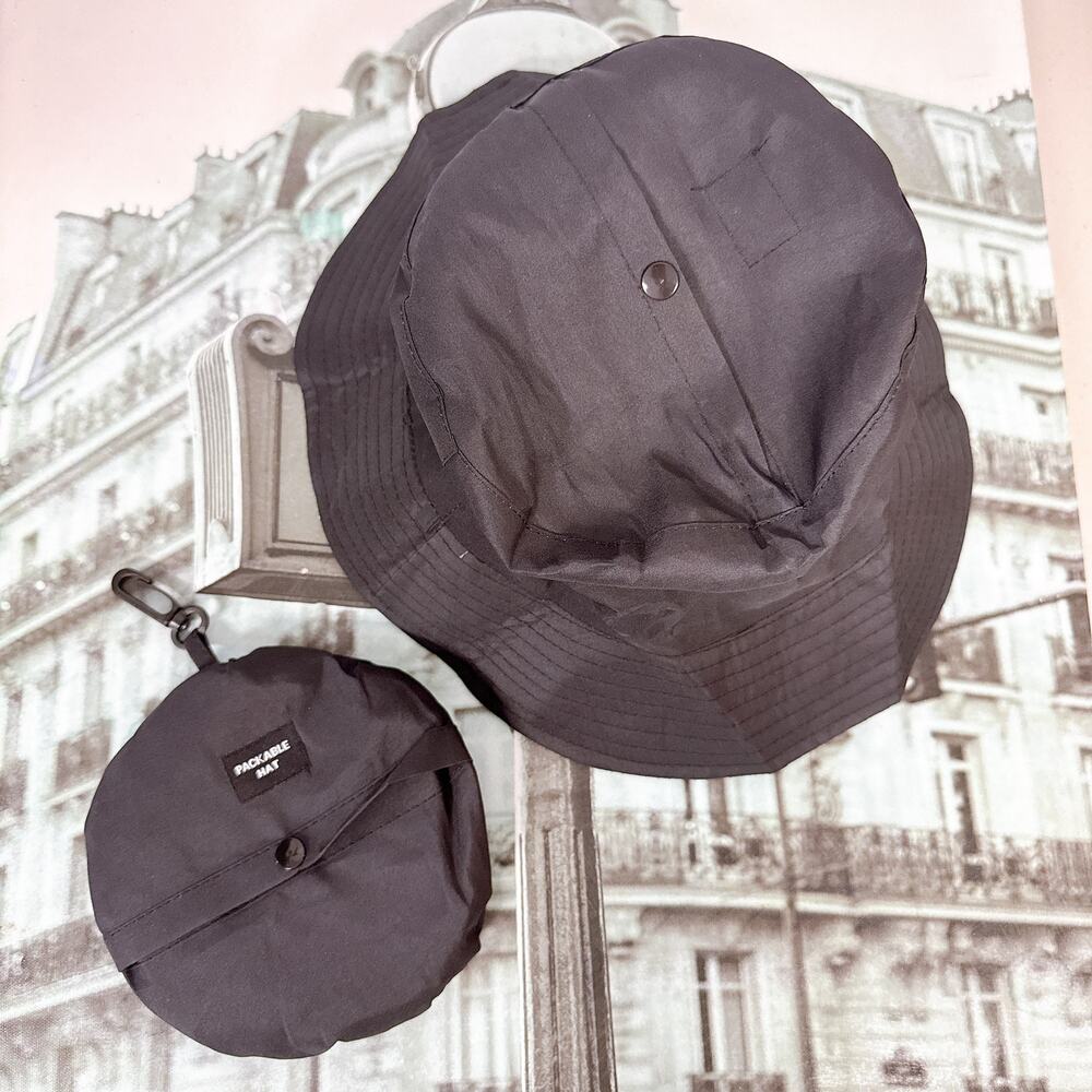 Foldable UPF50+ Sun Bucket Hat Windproof Waterproof Unisex Outdoor Fisherman Hat - Picture 7 of 8